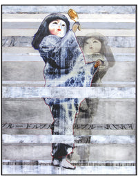Blue Doll with Mirror