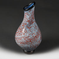 Atmospheric Azure Tall Vase