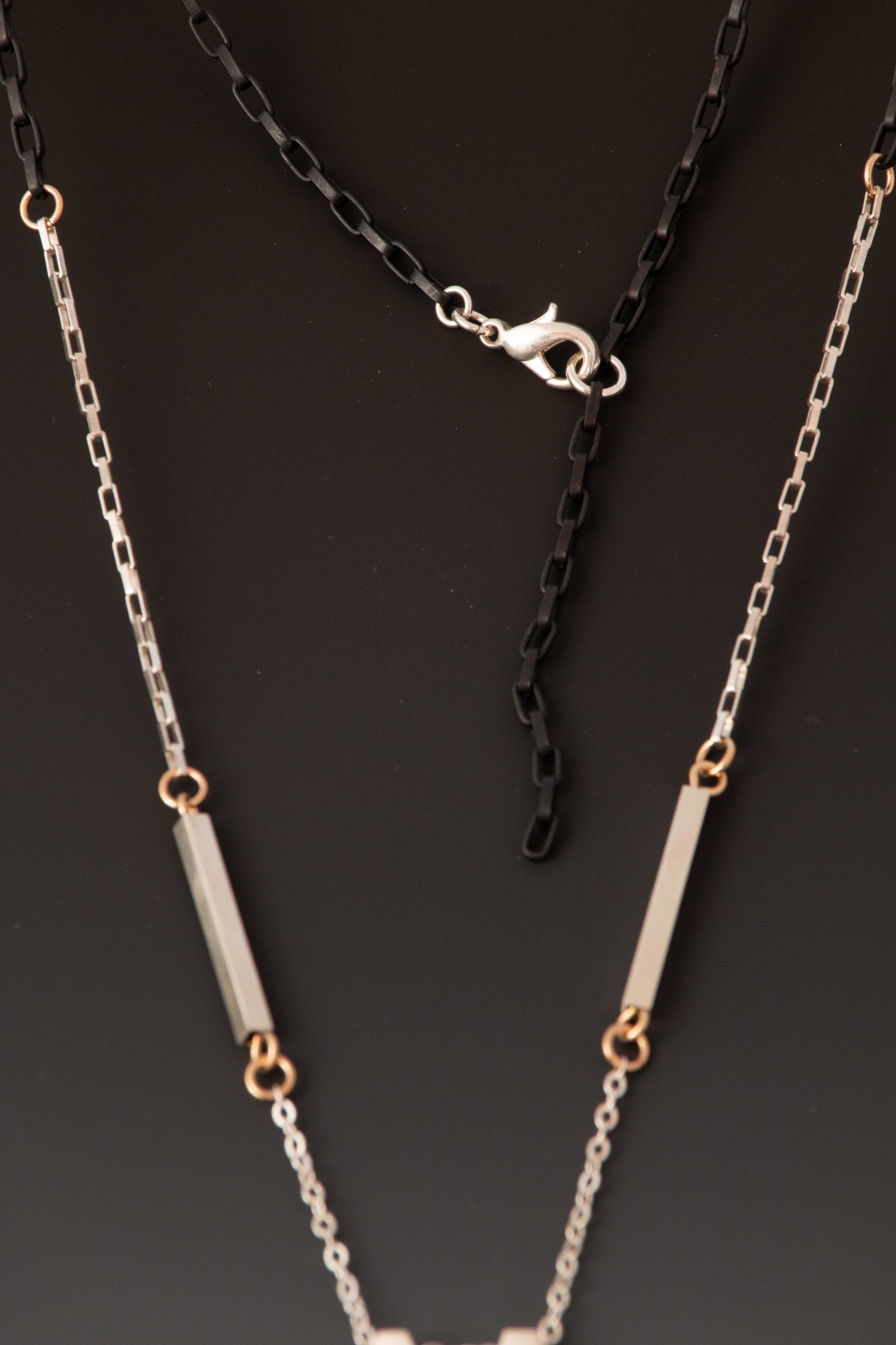 XO Rec Black & Yellow Necklace