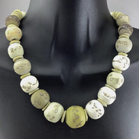 Light Planetoid Bead Necklace VI