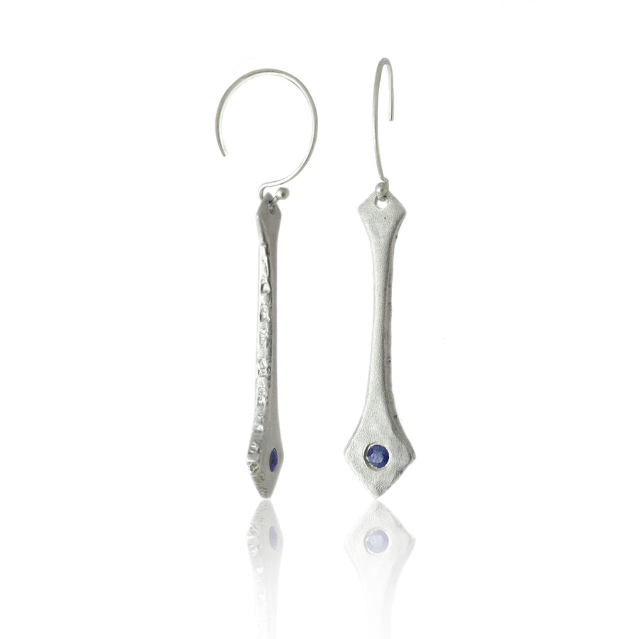 Dune Sterling Silver Drop Earrings