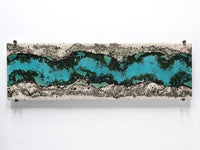 Meander Series - Light Aqua Panel