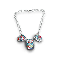Artisan Kaleidoscope Mosaic Necklace