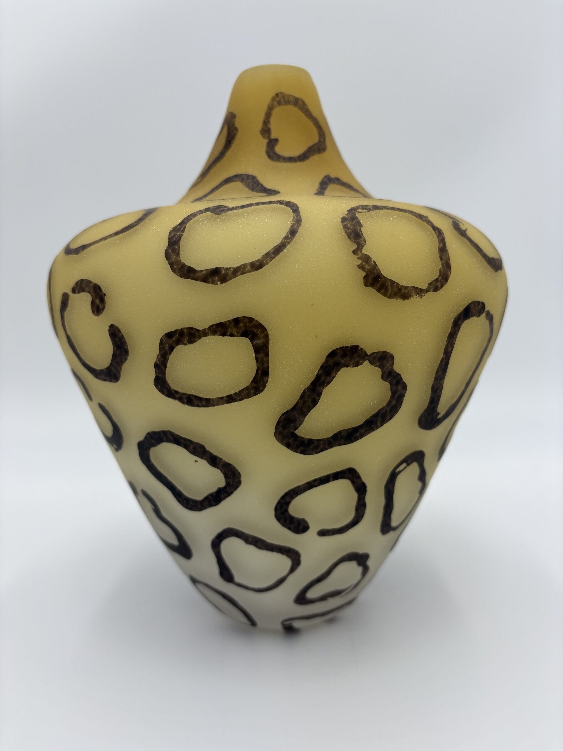Leopard Print Vase