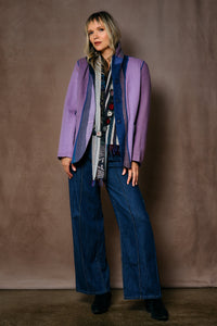 Stripe Patch Kantha Jacket