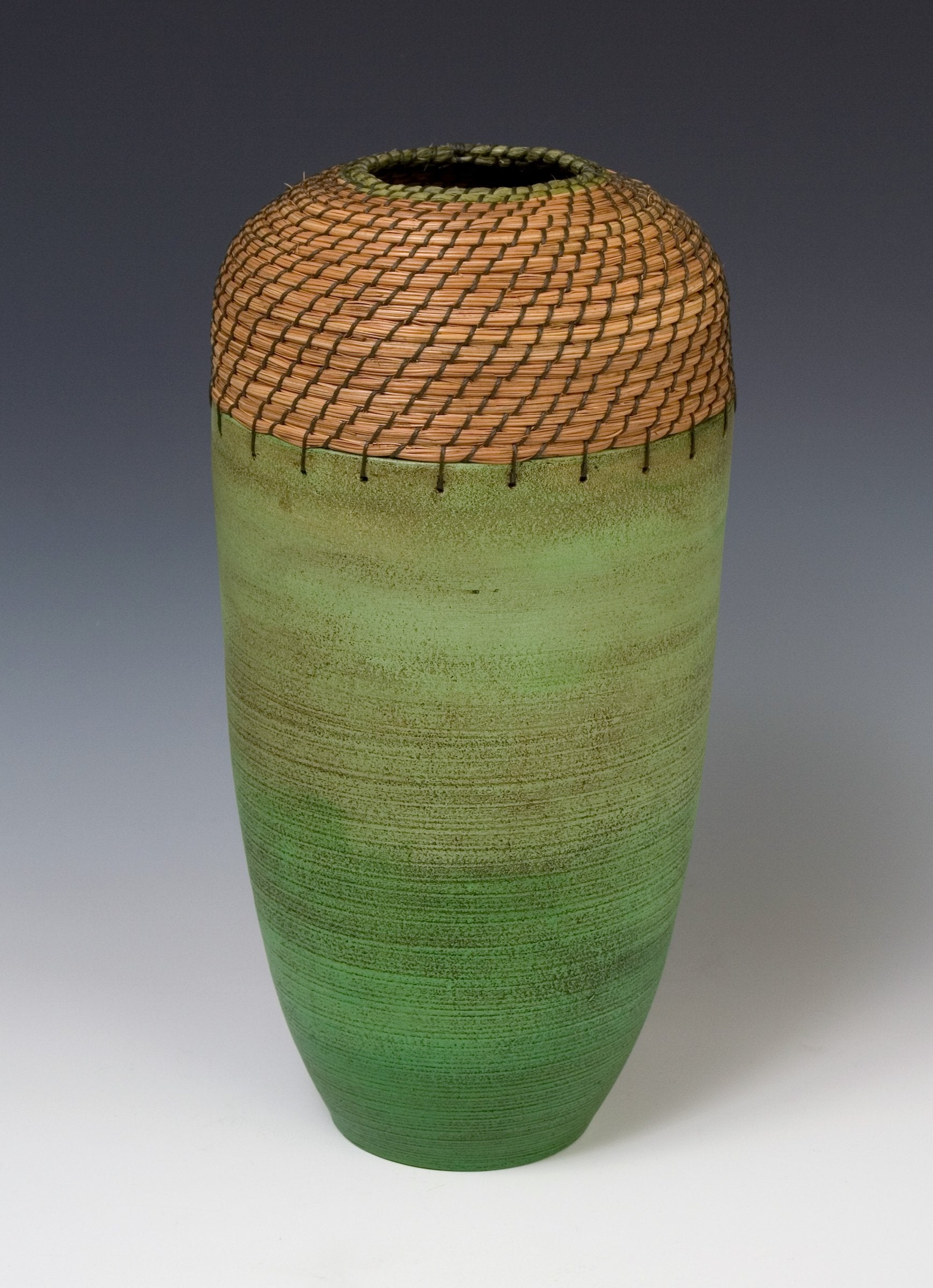 Cylinder Vessel in Greens