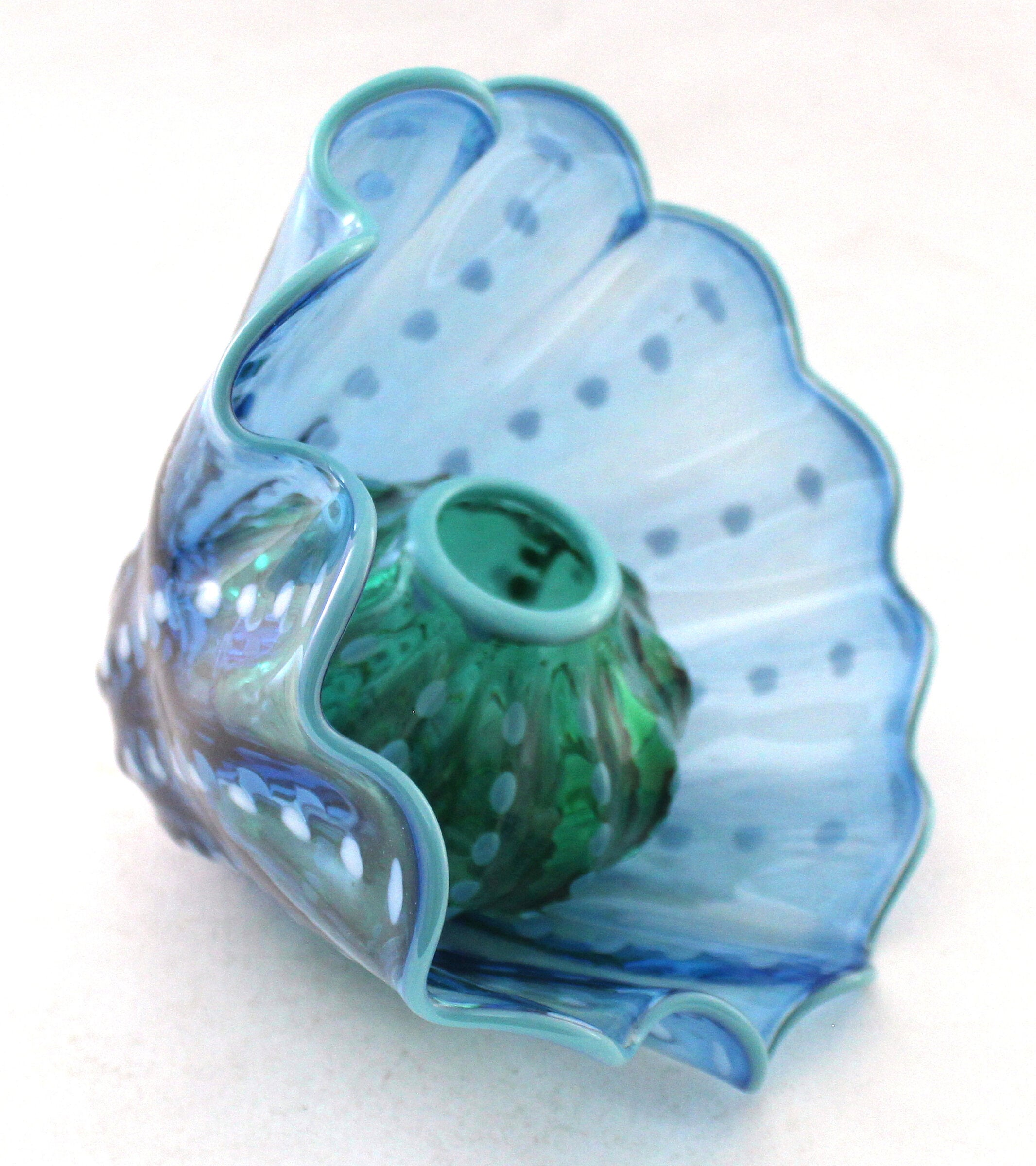 Aqua Sea Fan with Sea Green Urchin