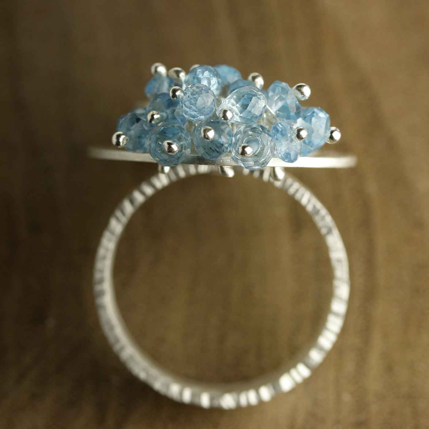 Sonoran Turquoise & Blue Fringe Ring