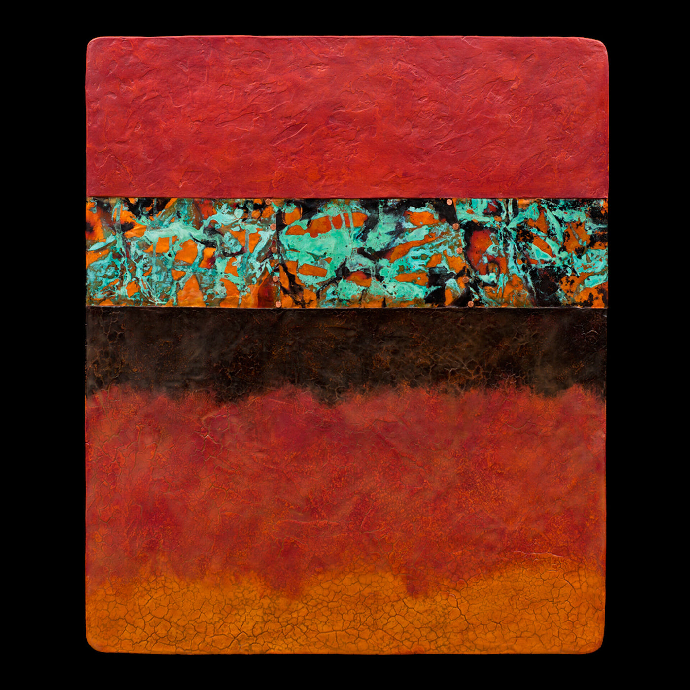 Canyon Walls: Rose M+ Triptych