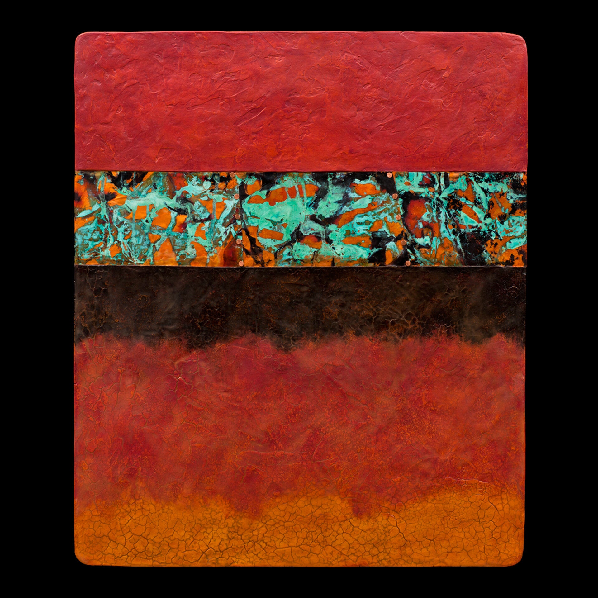 Canyon Walls: Rose M+ Triptych