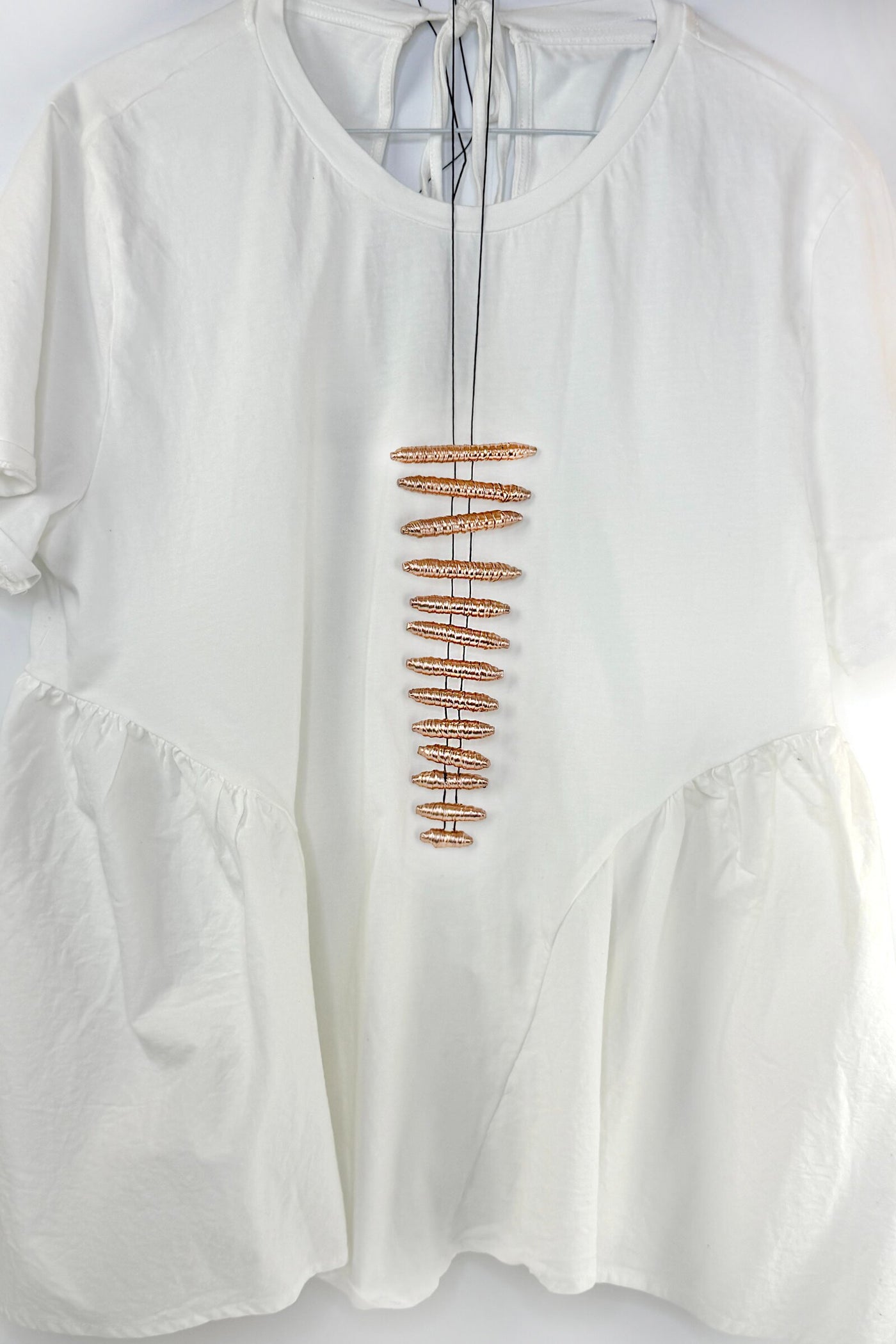 Metallic Cocoon Necklace