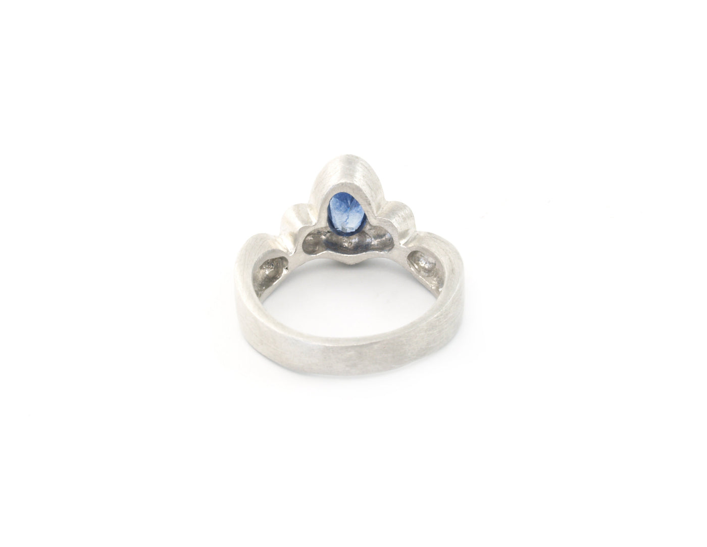 Picot Ring with Montana Sapphire