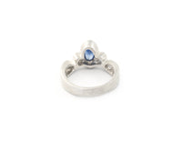 Picot Ring with Montana Sapphire