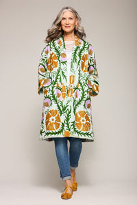 Suzani Embroidered Coat