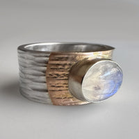 Rainbow Moonstone Camille Ring