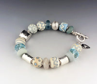 Petite Aqua & Ivory Bracelet