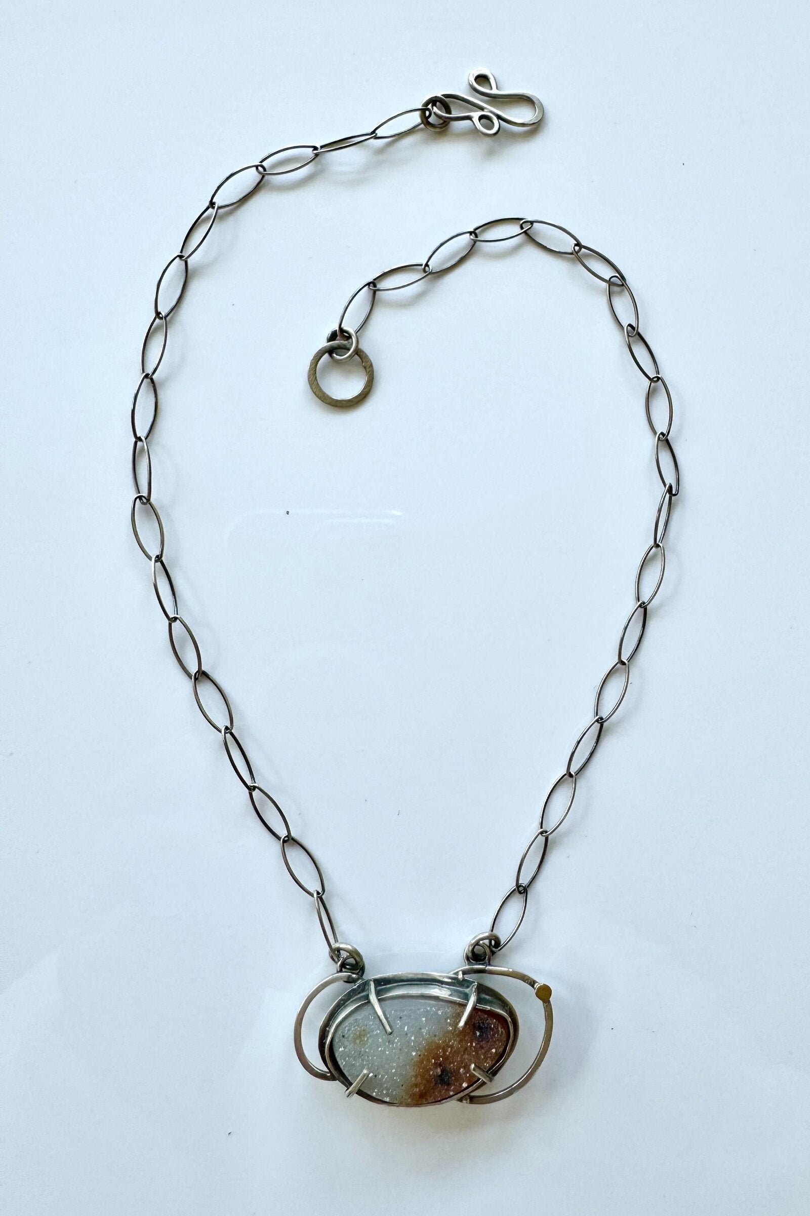 Drusy Quartz Necklace