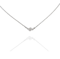 Single Spiral Necklace in Argentium Silver