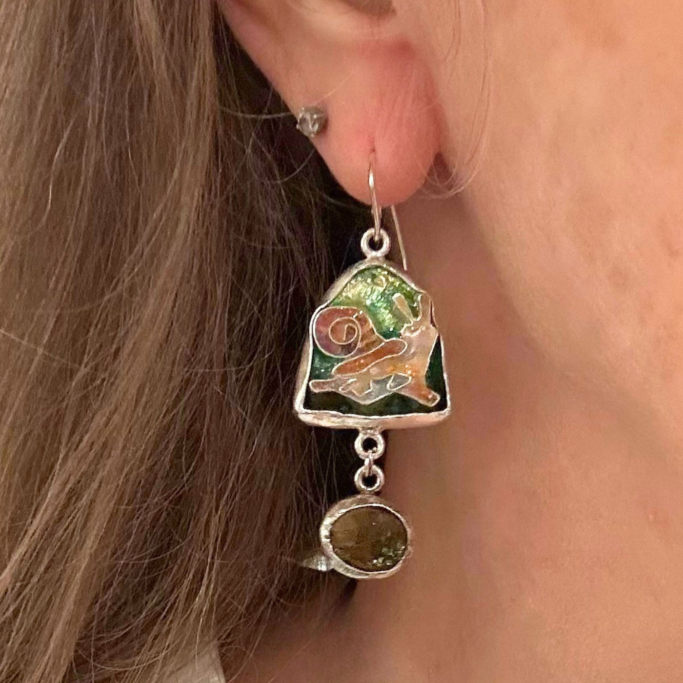 Garden Snail Earrings