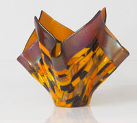 Striped Autumn Vessel