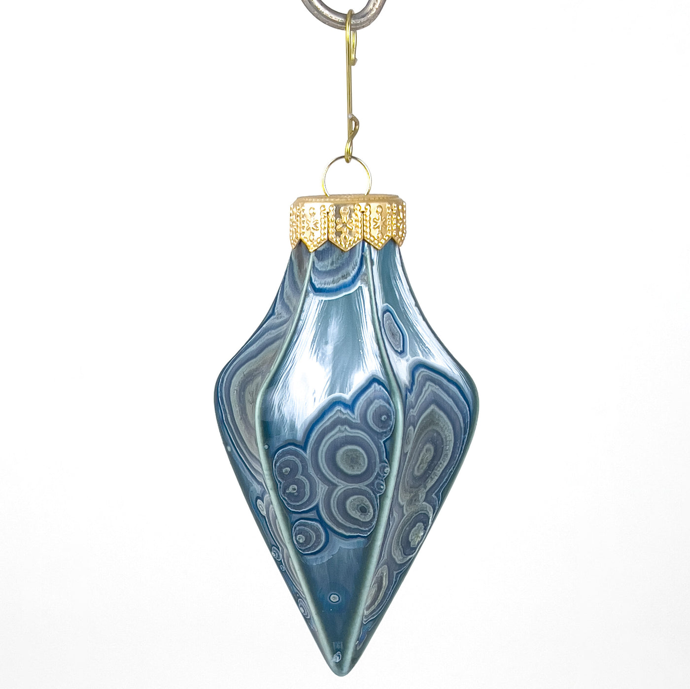 Crystalline Star Ornament, Morning Blue
