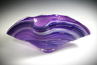 Purple Folded Bowl