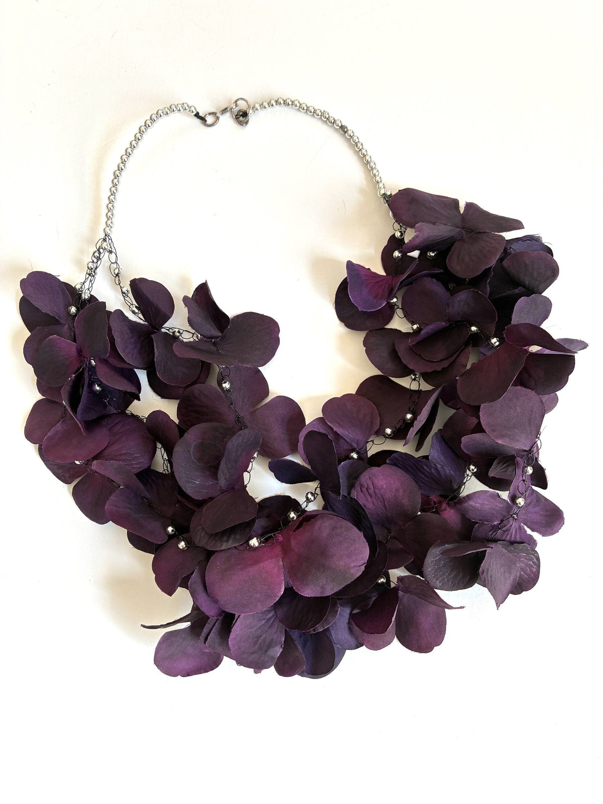 Purple Blossoms Necklace