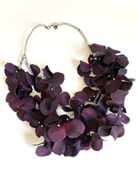 Purple Blossoms Necklace
