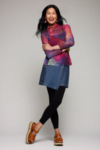 Dream Knit Denim Wrap Leggings