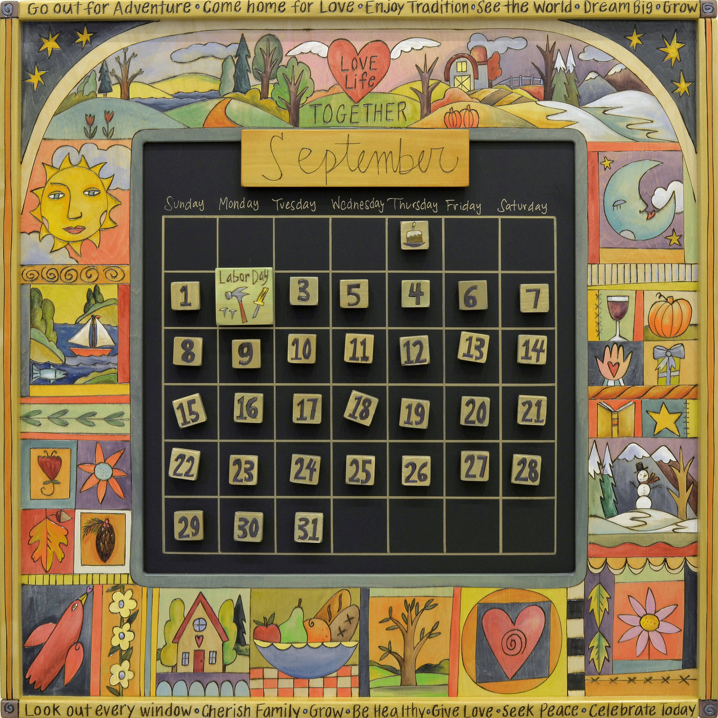 Large Love Life Together Calendar