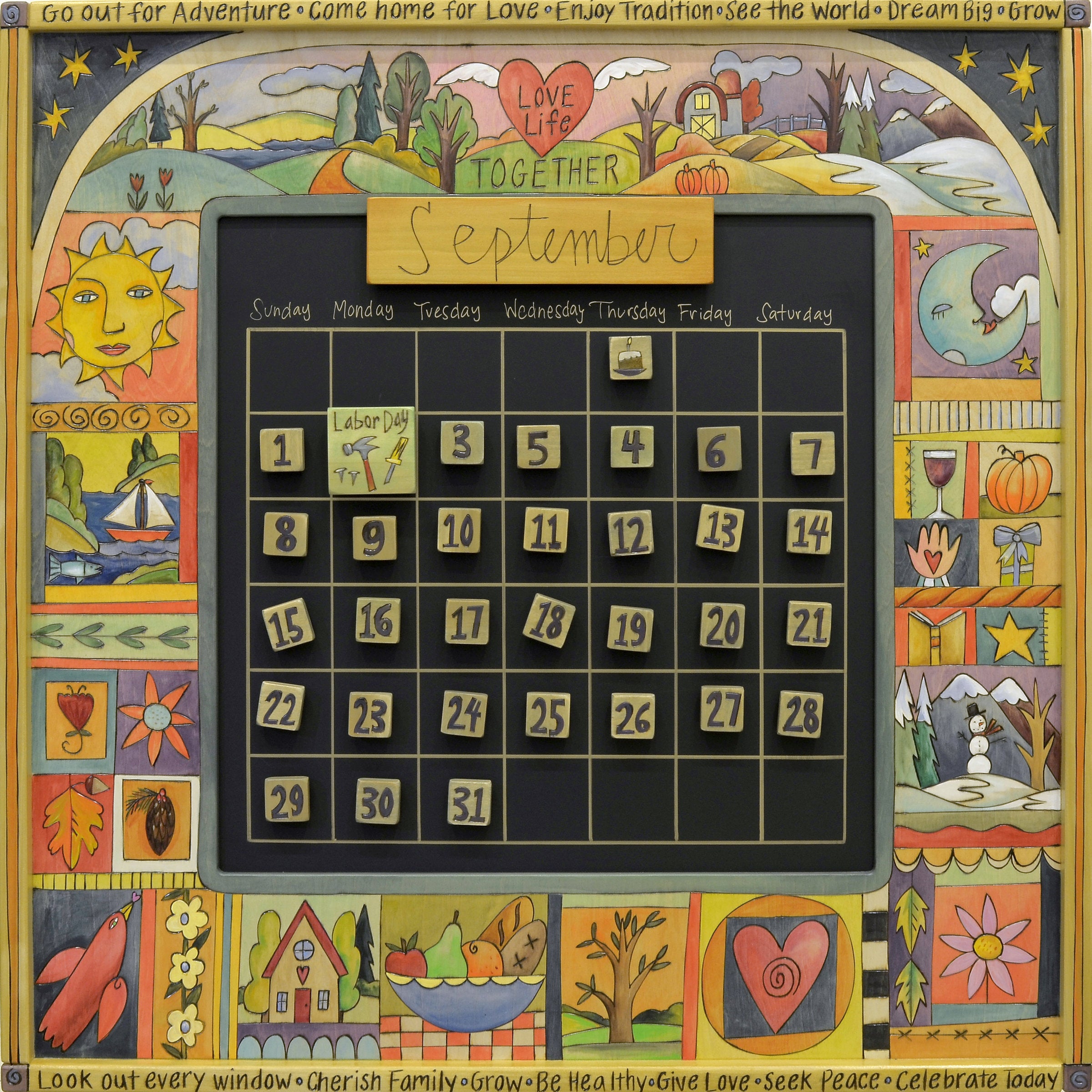 Large Love Life Together Calendar