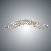 Freshwater Pearl and Crystal Quartz Bracelet