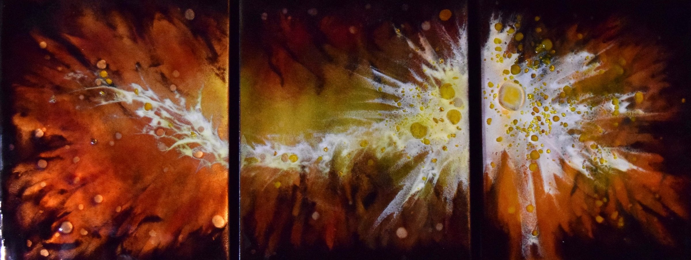 Fiery Nebula Trio