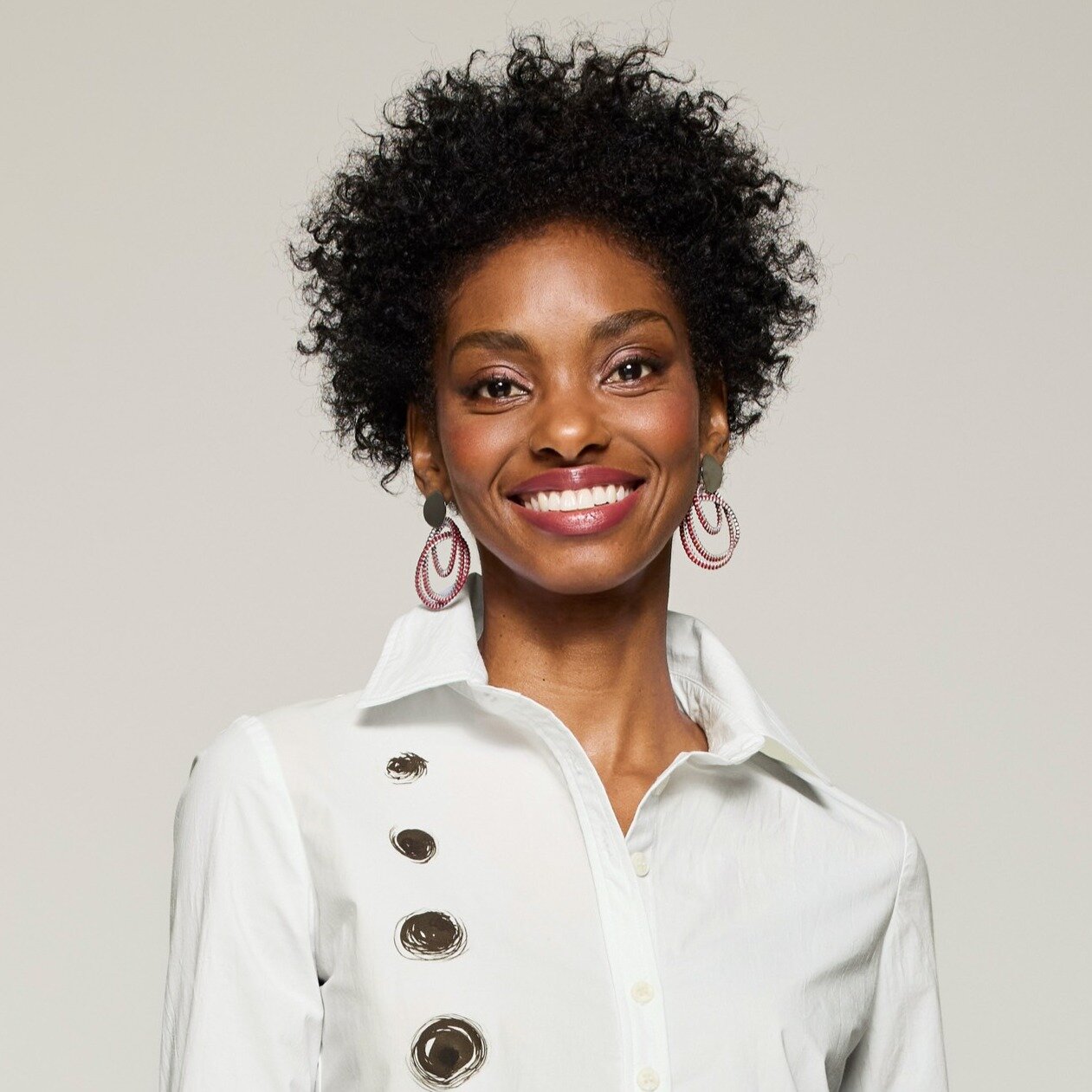 Circle Spiral Earrings