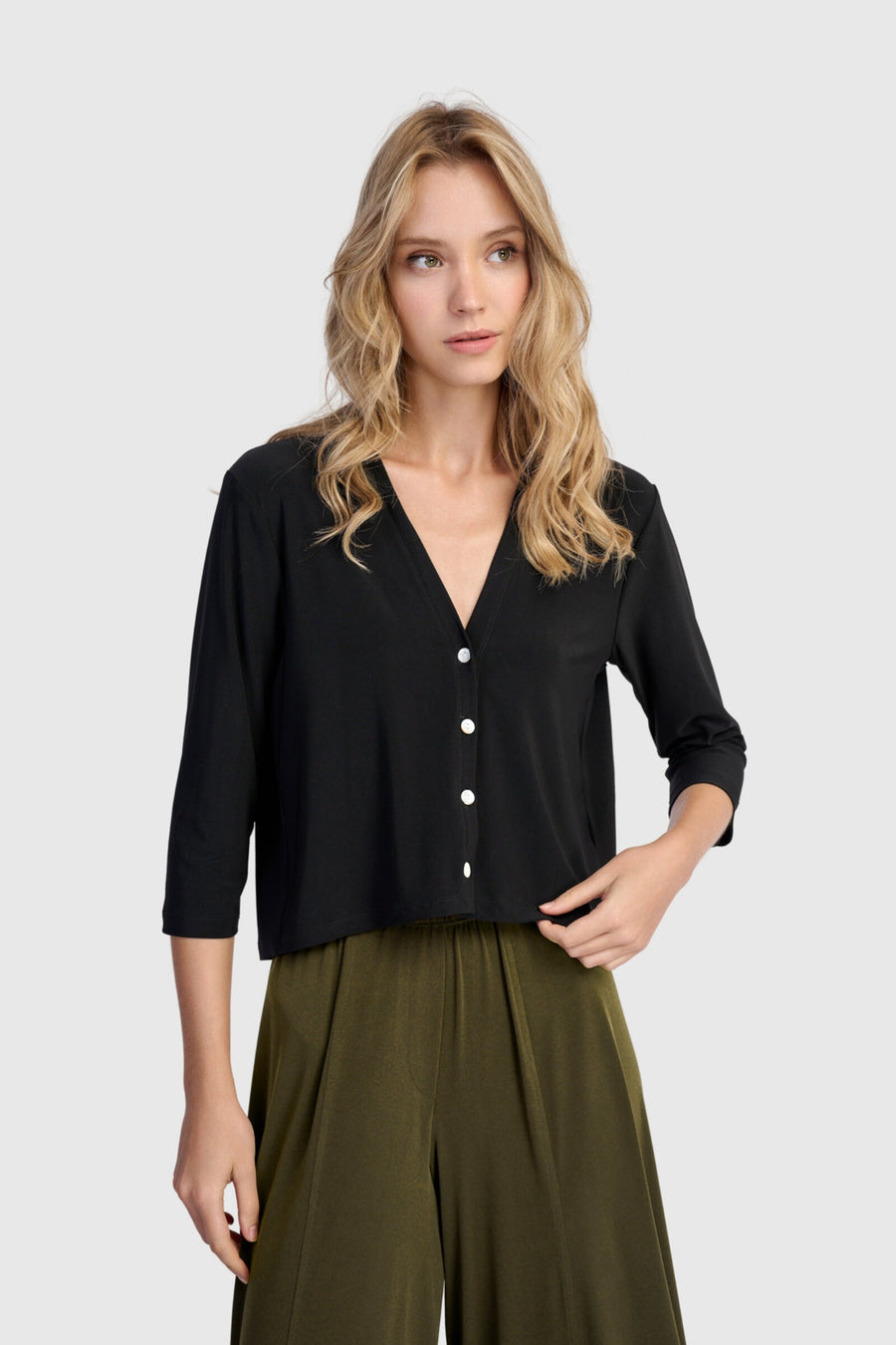 Essential Slinky Cropped Cardigan