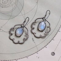 Moonstone Cloud Earrings