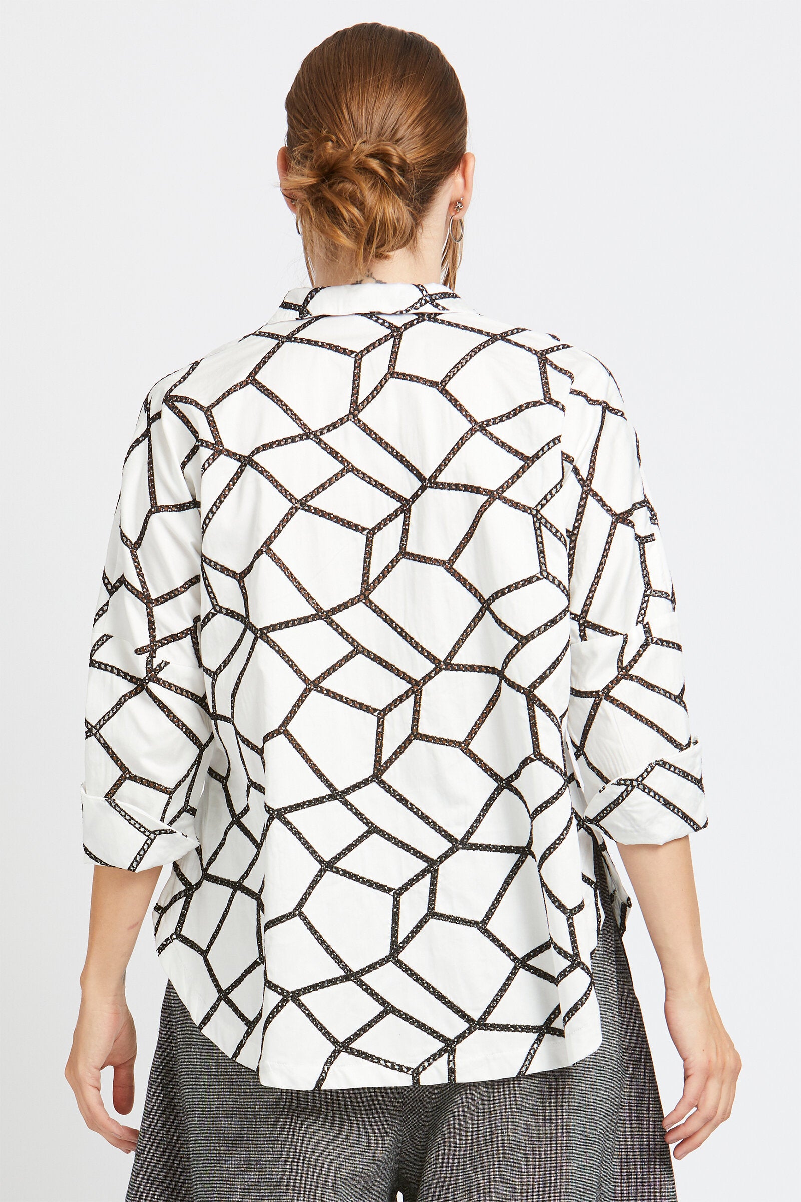 White Eyelet Contrast