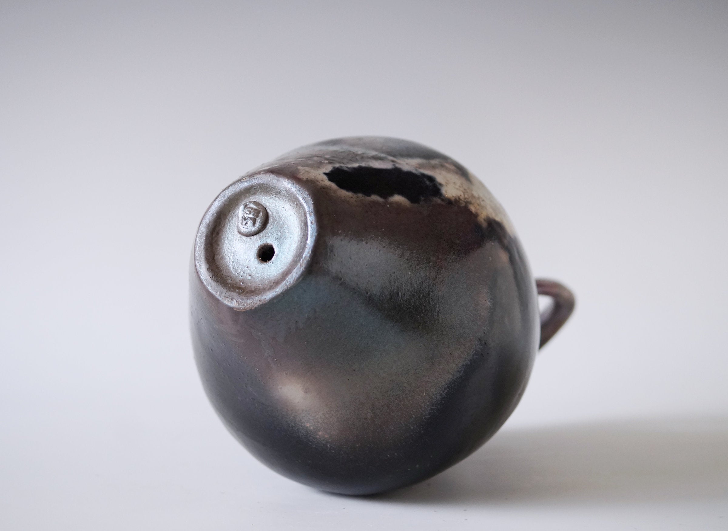Handmade Pit Raku Vessel