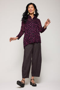 Black/Fuchsia Dot
