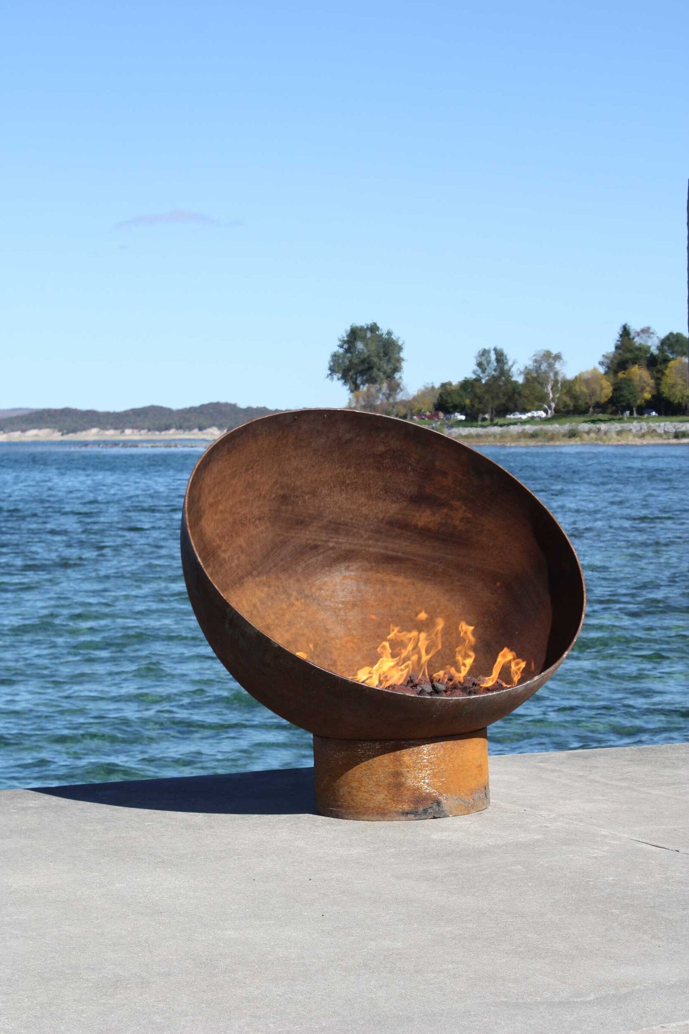 Meridian Sculptural Fire Pit