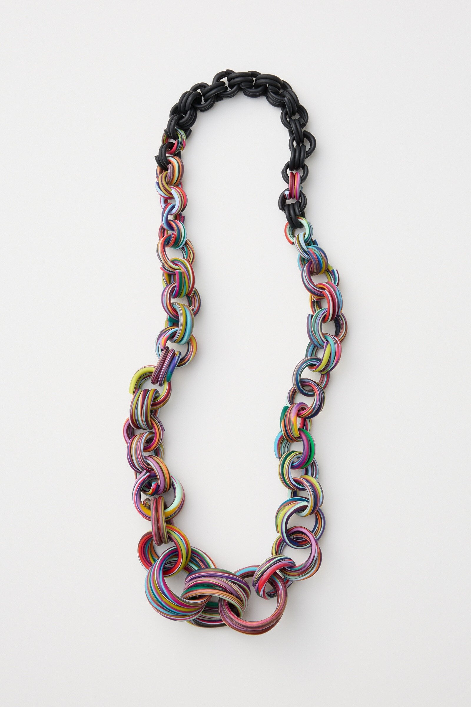 Rainbow Ribbon Necklace