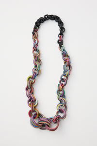 Rainbow Ribbon Necklace