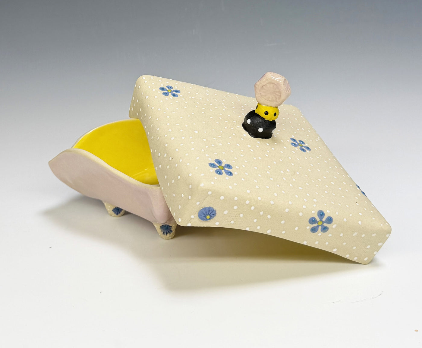 Violets Pillow Box