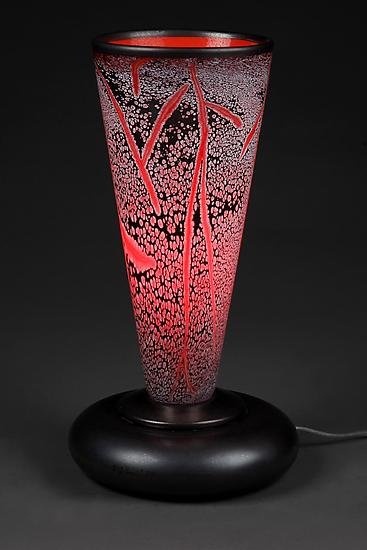 Lava Red Fissure Lamp