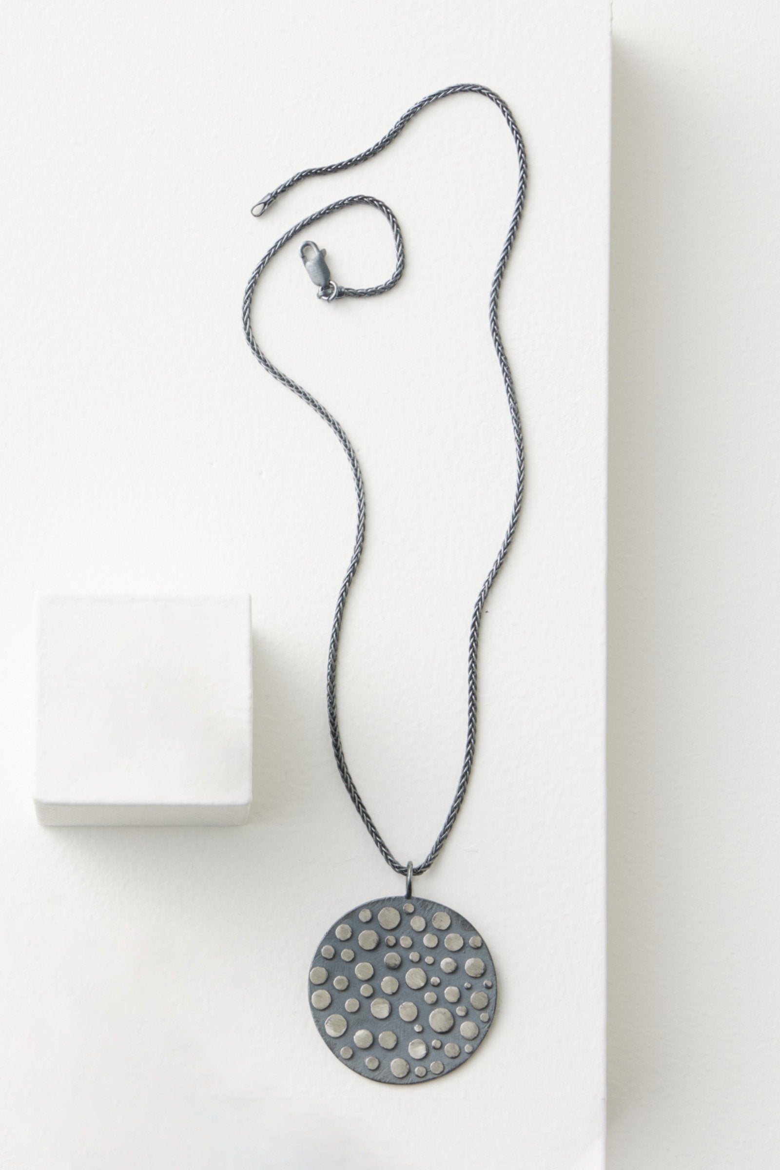 Disco Flat Shield Pendant