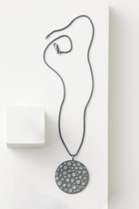Disco Flat Shield Pendant