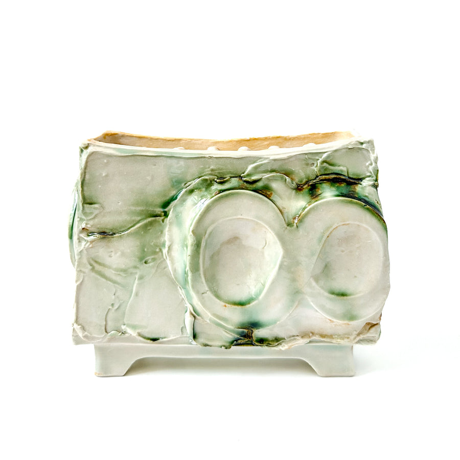 Infinity Footed Slip Vase