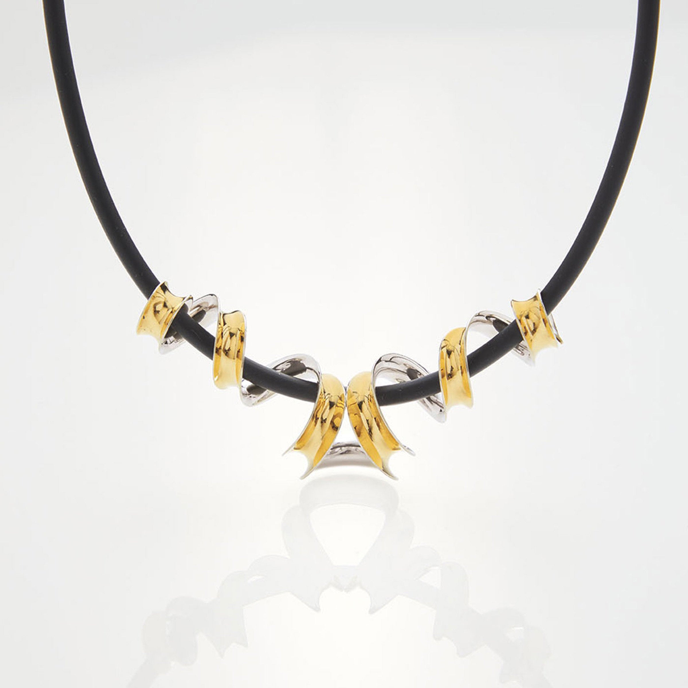 Mirrored Helix Necklace