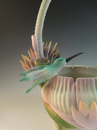 Hummingbird Waterlily Basket