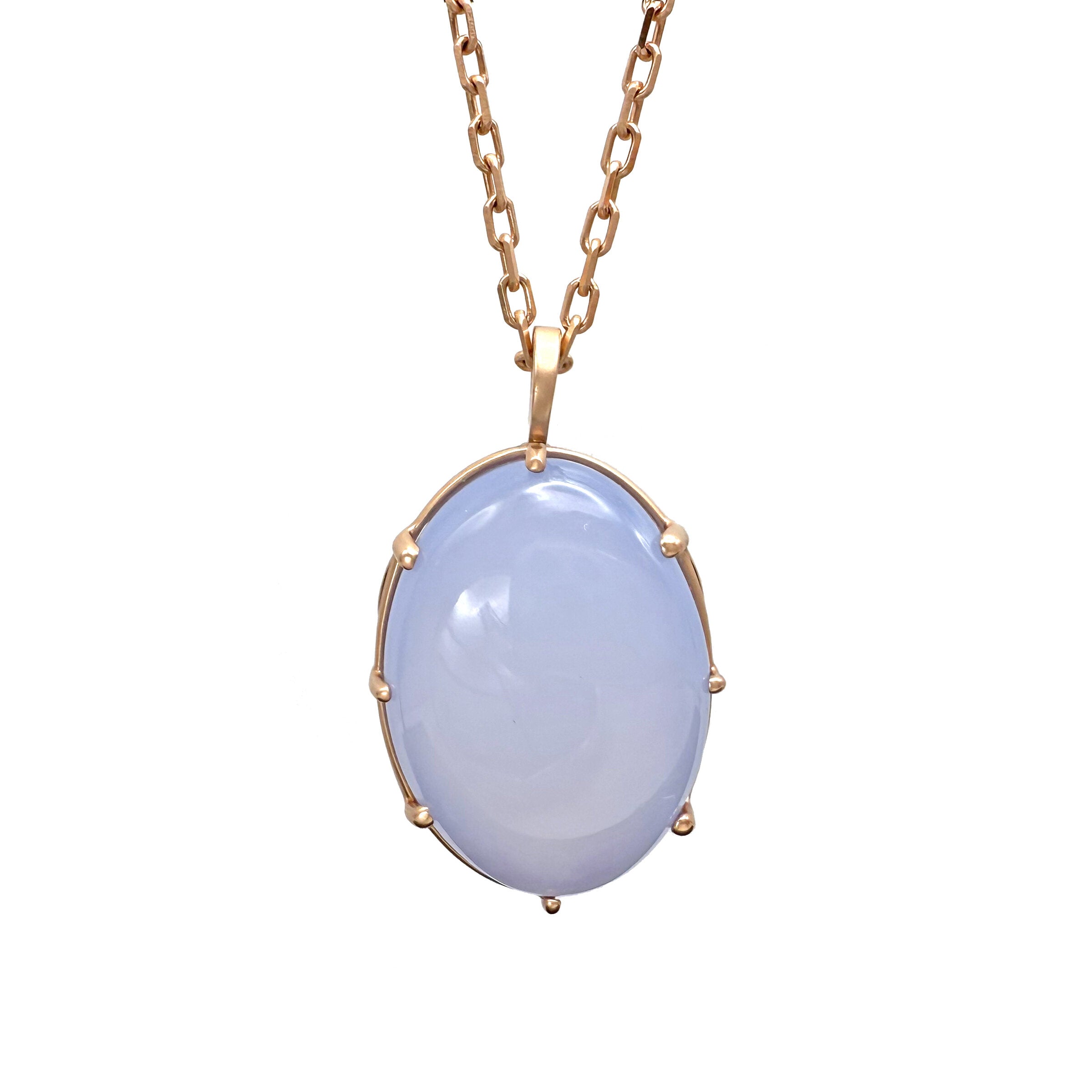 Chalcedony Jungle Pendant